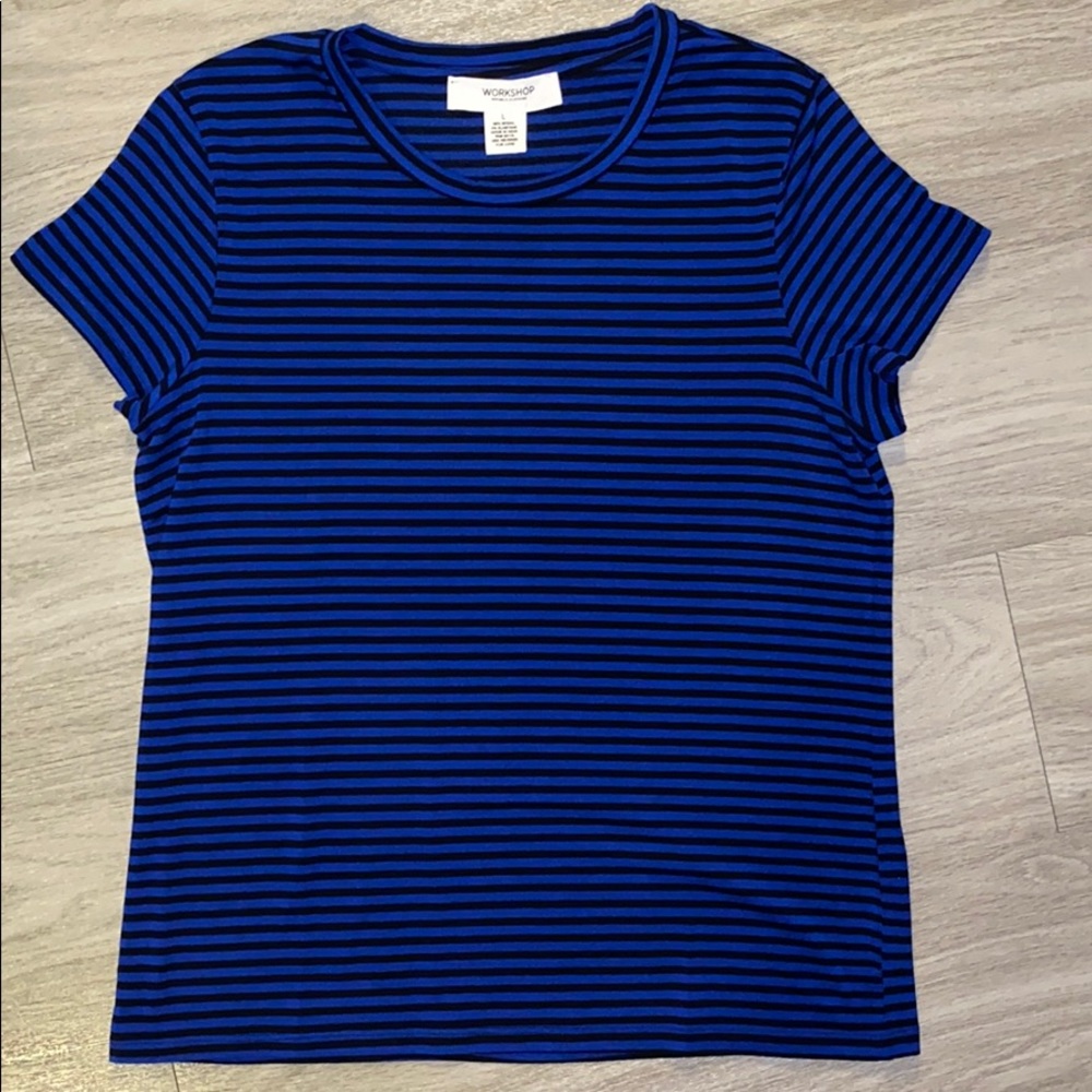 Workshop short sleeve tshirt - striped